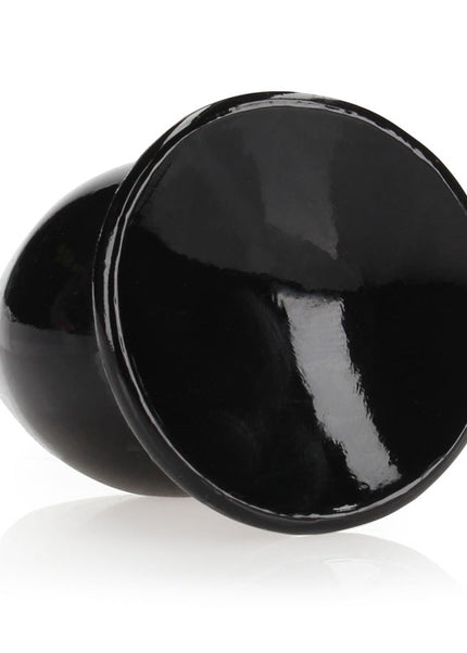 REALROCK 9 cm Anal Plug - Black - Black 9 cm (3.5'') Butt Plug