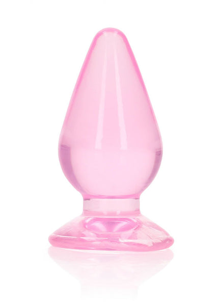 REALROCK 9 cm Anal Plug - Pink - Pink 9 cm (3.5'') Butt Plug