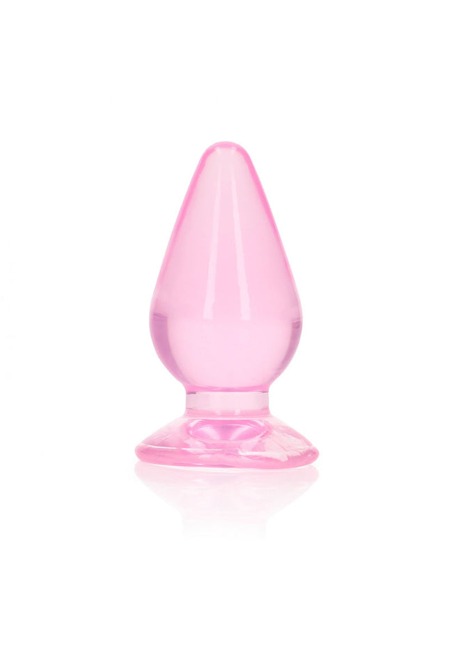 REALROCK 9 cm Anal Plug - Pink - Pink 9 cm (3.5'') Butt Plug