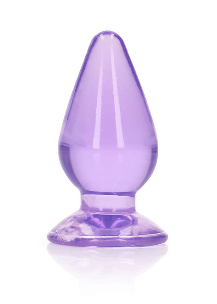 REALROCK 9 cm Anal Plug - Purple - Purple 9 cm (3.5'') Butt Plug