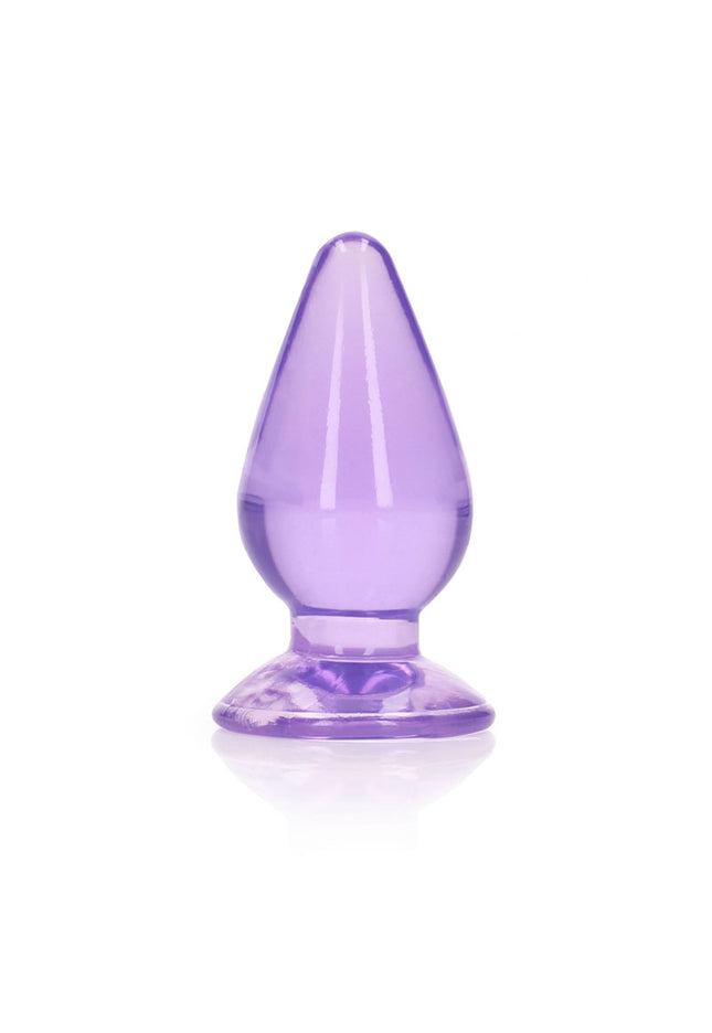 REALROCK 9 cm Anal Plug - Purple - Purple 9 cm (3.5'') Butt Plug