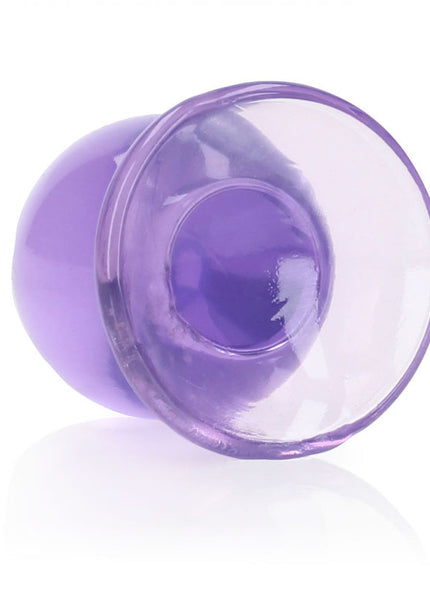 REALROCK 9 cm Anal Plug - Purple - Purple 9 cm (3.5'') Butt Plug