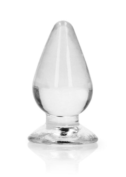 REALROCK 9 cm Anal Plug - Clear - Clear 9 cm (3.5'') Butt Plug