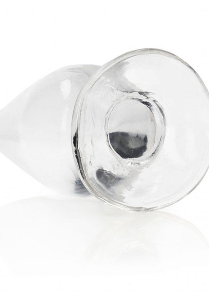 REALROCK 9 cm Anal Plug - Clear - Clear 9 cm (3.5'') Butt Plug