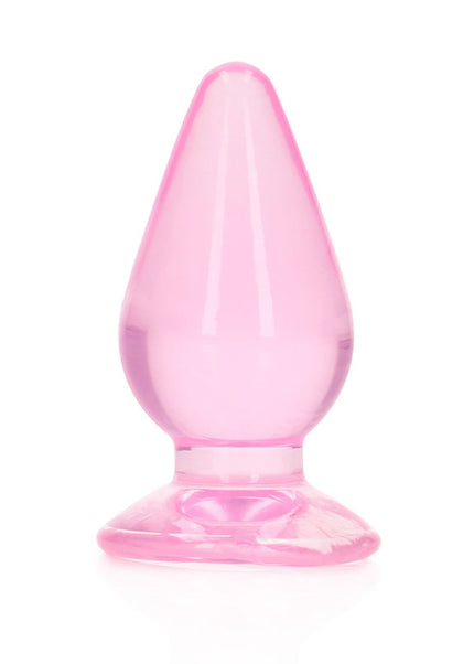 REALROCK 11.5 cm Anal Plug - Pink - Pink 11.5 cm (4.5'') Butt Plug