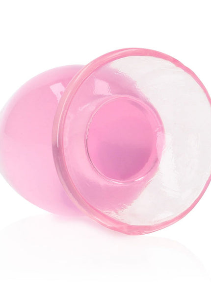 REALROCK 11.5 cm Anal Plug - Pink - Pink 11.5 cm (4.5'') Butt Plug