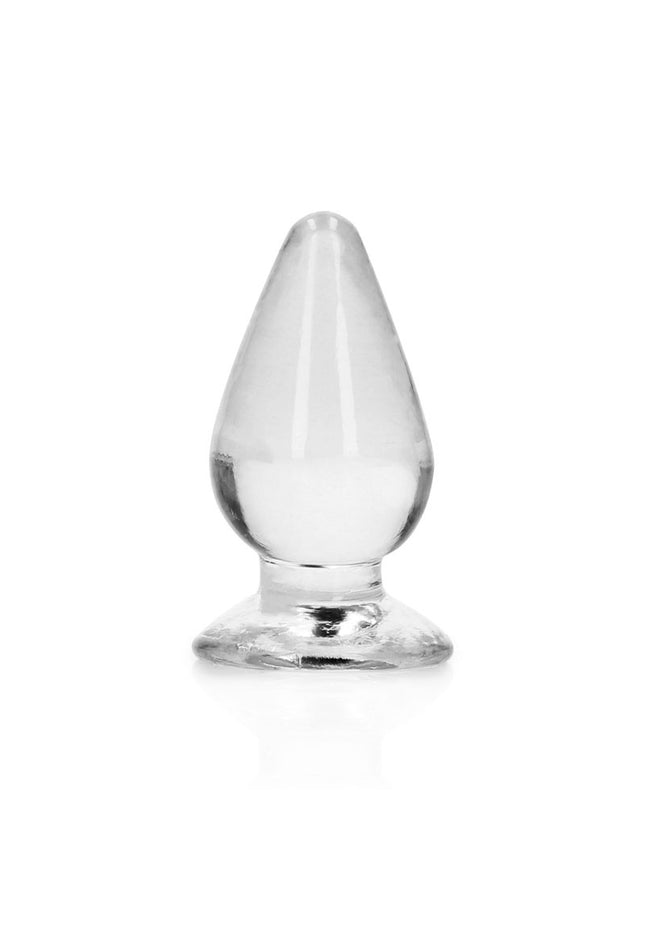 REALROCK 11.5 cm Anal Plug - Clear - Clear 11.5 cm (4.5'') Butt Plug