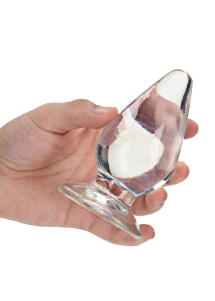 REALROCK 11.5 cm Anal Plug - Clear - Clear 11.5 cm (4.5'') Butt Plug