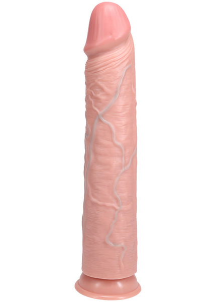 REALROCK 33cm Extra Long Dildo - Flesh - Flesh 33 cm (13'') Extra Long Dong