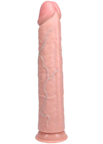 REALROCK 33cm Extra Long Dildo - Flesh - Flesh 33 cm (13'') Extra Long Dong