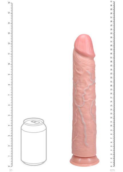 REALROCK 33cm Extra Long Dildo - Flesh - Flesh 33 cm (13'') Extra Long Dong