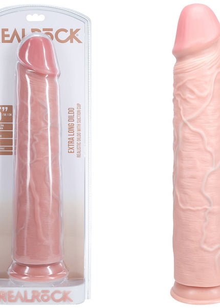 REALROCK 38cm Extra Long Dildo - Flesh - Flesh 38 cm (15'') Extra Long Dong