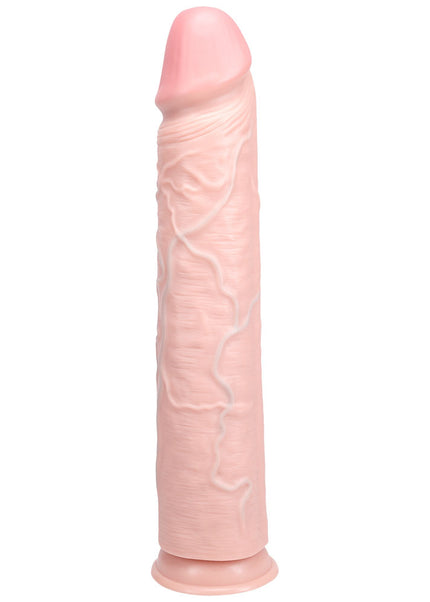 REALROCK 38cm Extra Long Dildo - Flesh - Flesh 38 cm (15'') Extra Long Dong