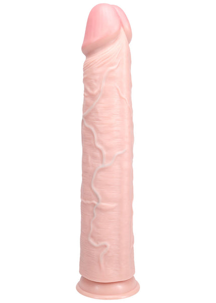 REALROCK 38cm Extra Long Dildo - Flesh - Flesh 38 cm (15'') Extra Long Dong