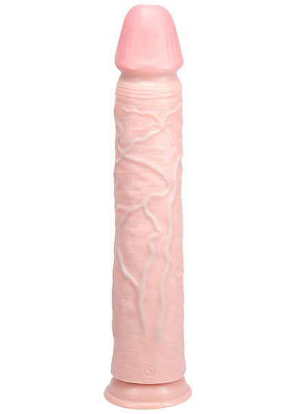 REALROCK 38cm Extra Long Dildo - Flesh - Flesh 38 cm (15'') Extra Long Dong