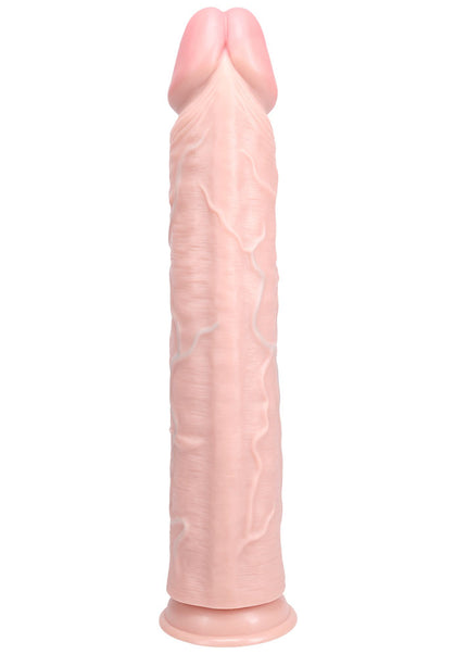 REALROCK 38cm Extra Long Dildo - Flesh - Flesh 38 cm (15'') Extra Long Dong