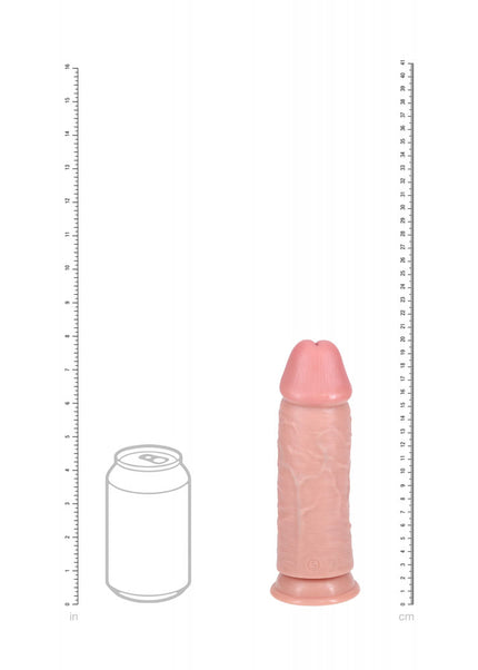 REALROCK 20cm Extra Thick Dildo - Flesh - Flesh 20 cm (8'') Extra Thick Dong