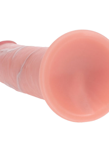 REALROCK Dual Density 6'' Sliding Skin Silicone Dildo - Flesh - Flesh 15.2 cm Sliding Skin Dildo