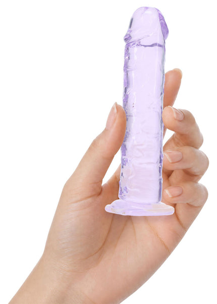 REALROCK Realistic 5'' Dildo - Purple - Purple 12.7 cm Dildo