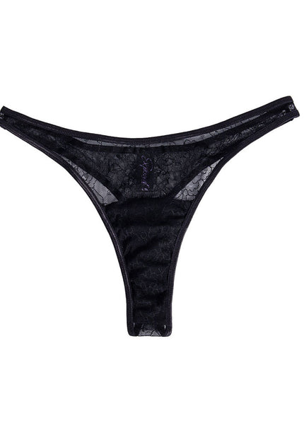 Maia DATE NIGHT PANTY VIBE - L/XL - Black L/XL Panty with Pink USB Rechargeable Bullet & Remote
