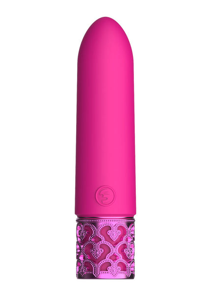 ROYAL GEMS Imperial - Silicone Rechargeable Bullet - Pink 10 cm USB Rechargeable Bullet