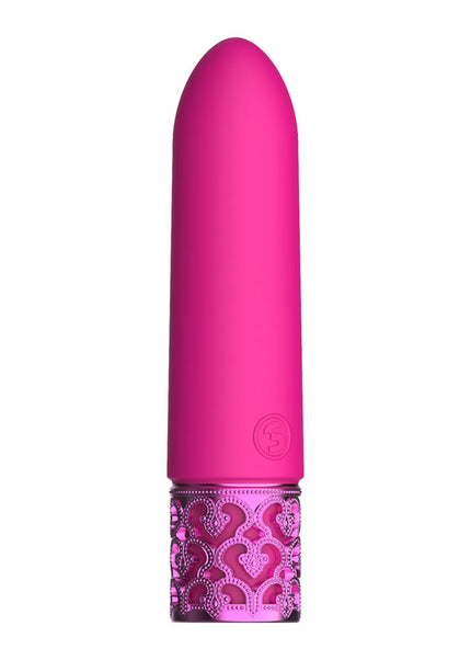ROYAL GEMS Imperial - Silicone Rechargeable Bullet - Pink 10 cm USB Rechargeable Bullet