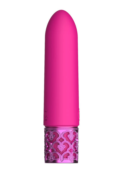 ROYAL GEMS Imperial - Silicone Rechargeable Bullet - Pink 10 cm USB Rechargeable Bullet