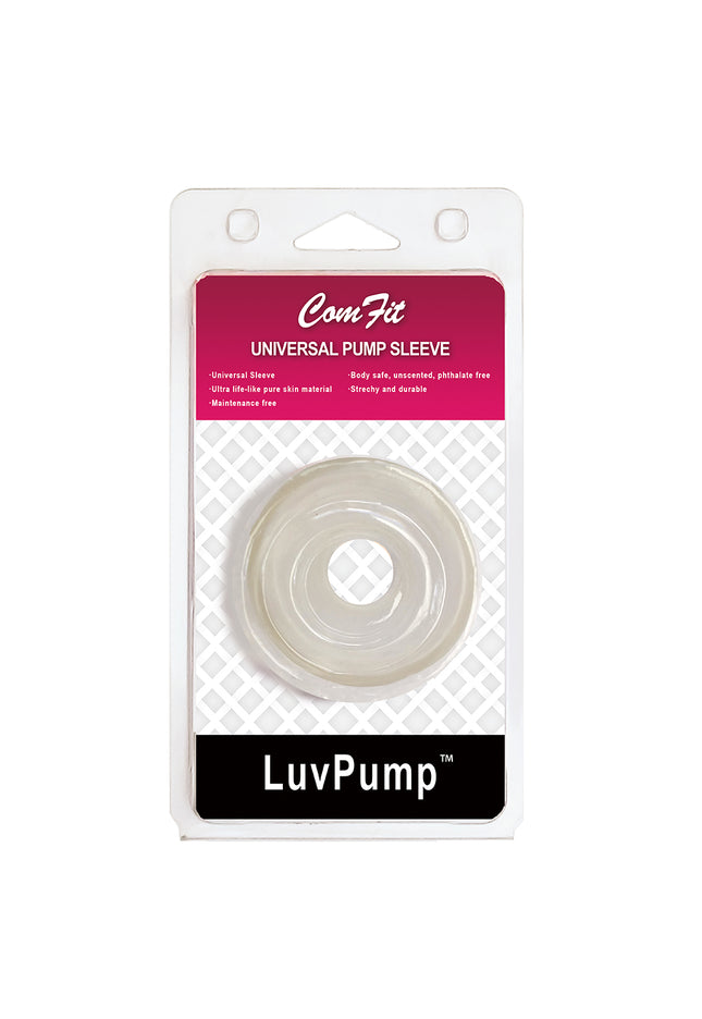 LuvPump ComFit Silicone Sleeve - White - White Universal Penis Pump Sleeve