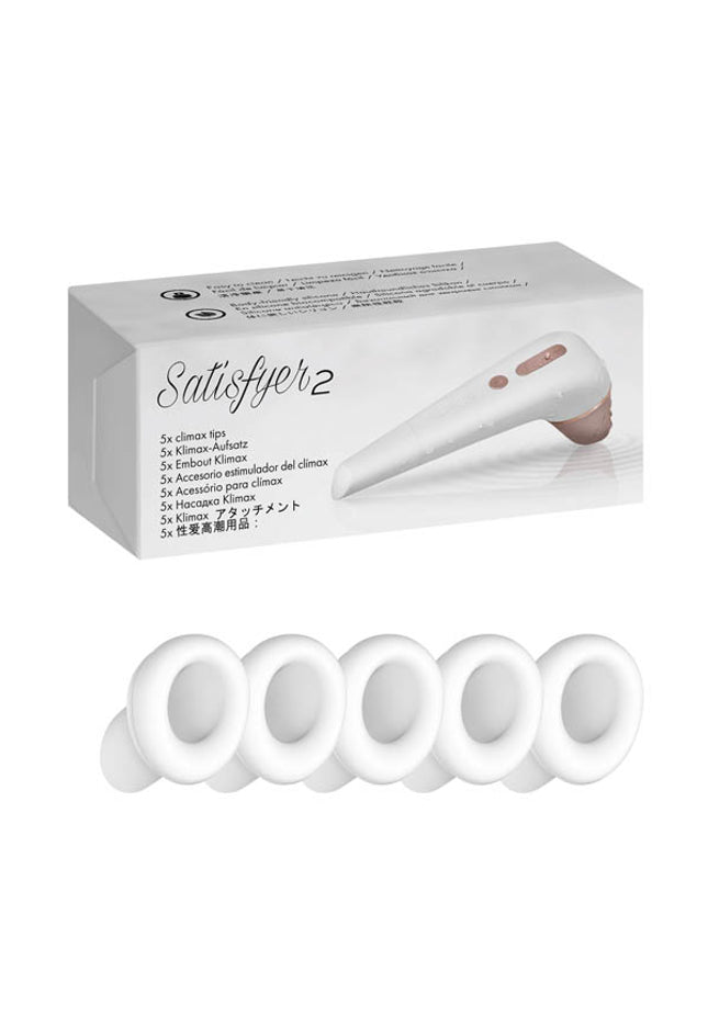 Satiyfyer 2 Climax Heads - 5 Replacement Silicone Heads for Satisfyer 2
