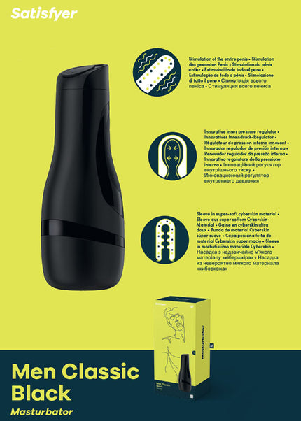 Satisfyer Men Classic - Black Stroker