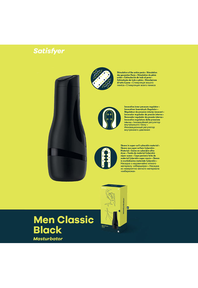 Satisfyer Men Classic - Black Stroker
