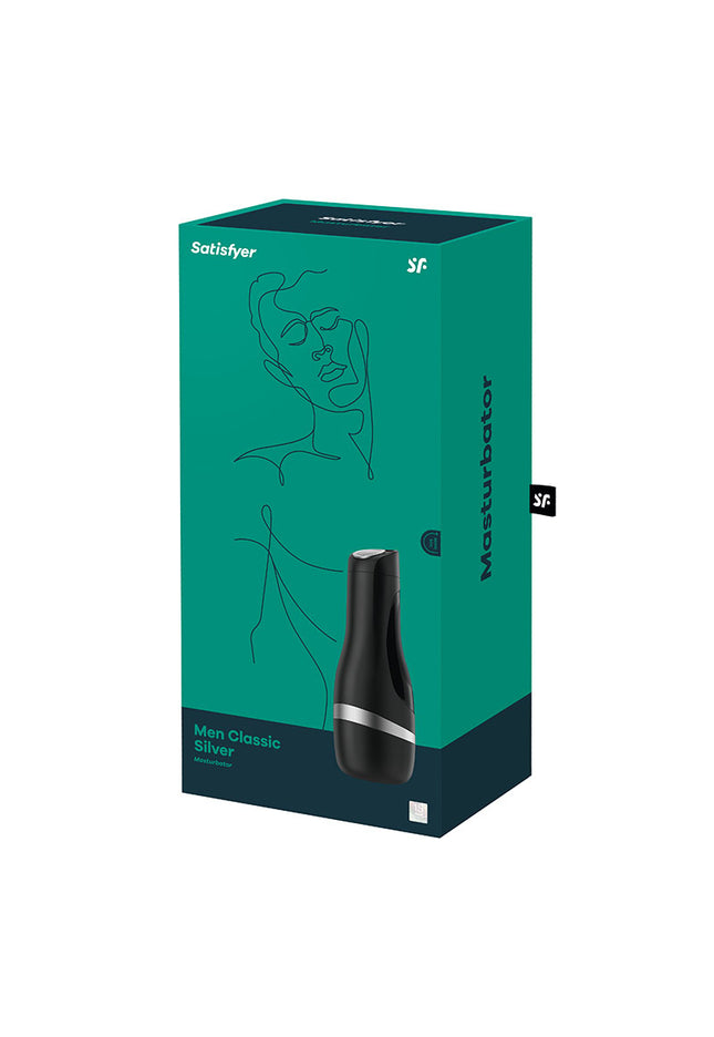Satisfyer Men Classic - Black/Silver Stroker