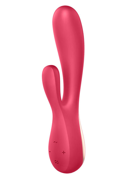 Satisfyer Mono Flex - Red App Controlled USB Rechargeable Rabbit Vibrator