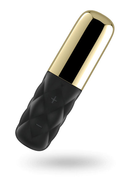 Satisfyer Mini Sparking Darling - Gold/Black USB Rechargeable Mini Vibrator