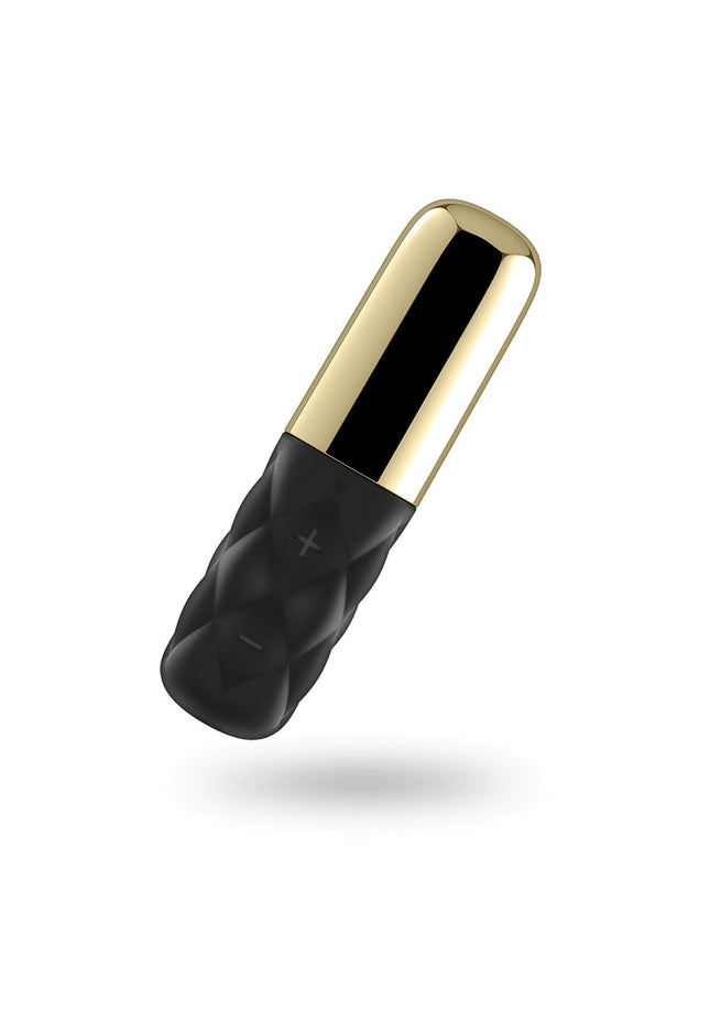 Satisfyer Mini Sparking Darling - Gold/Black USB Rechargeable Mini Vibrator