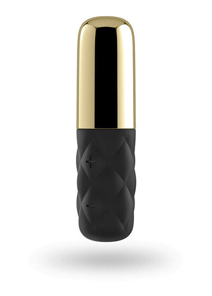 Satisfyer Mini Sparking Darling - Gold/Black USB Rechargeable Mini Vibrator
