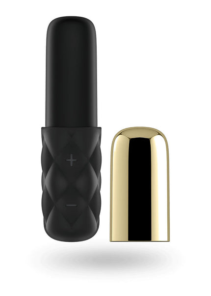 Satisfyer Mini Sparking Darling - Gold/Black USB Rechargeable Mini Vibrator