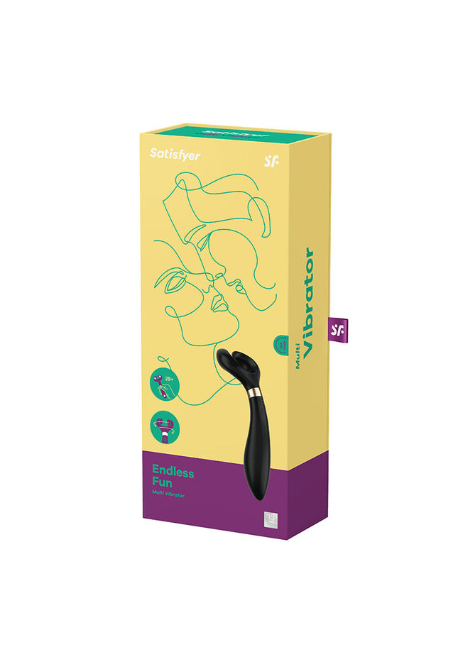 Satisfyer Endless Fun - Black 23.5 cm USB Rechargeable Stimulator