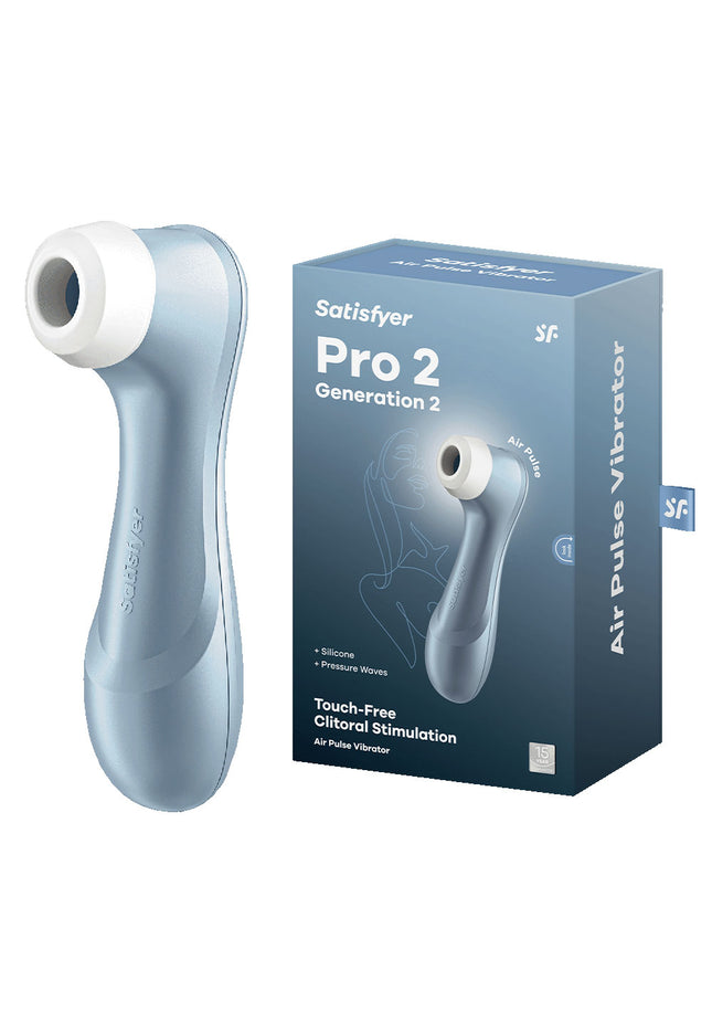 Satisfyer Pro 2 - Blue - Touch-Free USB-Rechargeable Clitoral Stimulator