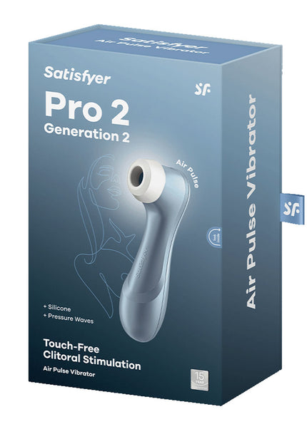 Satisfyer Pro 2 - Blue - Touch-Free USB-Rechargeable Clitoral Stimulator