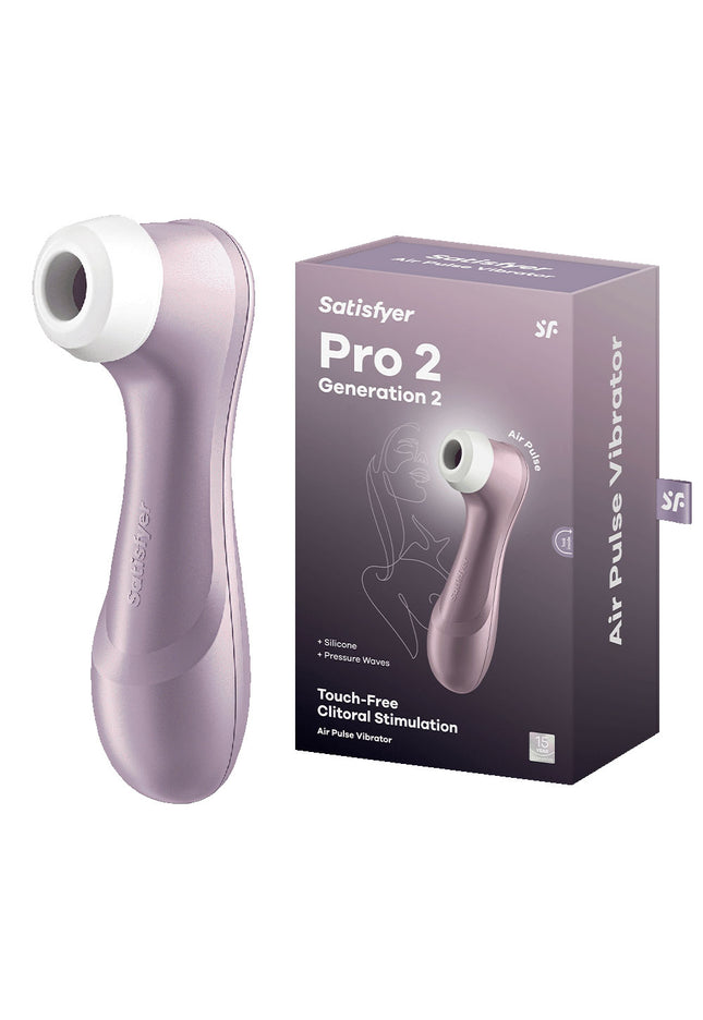 Satisfyer Pro 2 - Purple - Touch-Free USB-Rechargeable Clitoral Stimulator