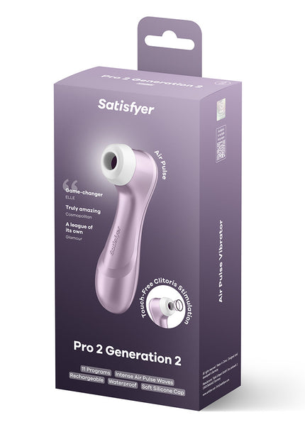 Satisfyer Pro 2 - Purple - Touch-Free USB-Rechargeable Clitoral Stimulator