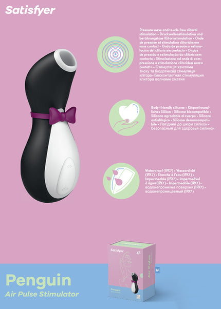 Satisfyer Penguin - Touch-Free USB-Rechargeable Clitoral Stimulator