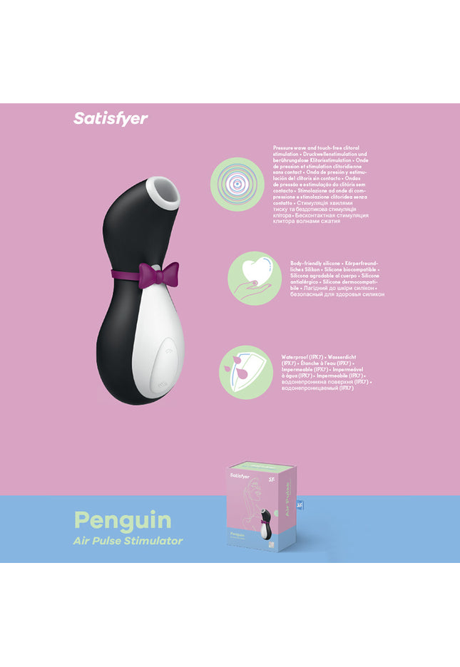Satisfyer Penguin - Touch-Free USB-Rechargeable Clitoral Stimulator
