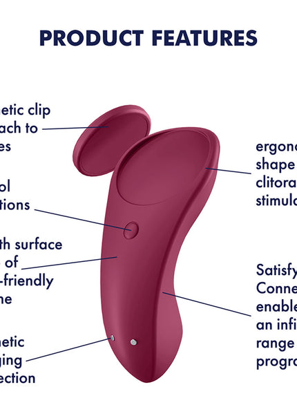 Satisfyer Sexy Secret - App Contolled USB-Rechargeable Panty Vibrator