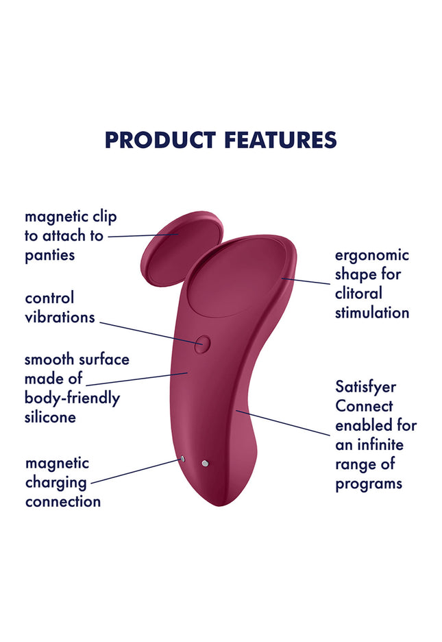 Satisfyer Sexy Secret - App Contolled USB-Rechargeable Panty Vibrator