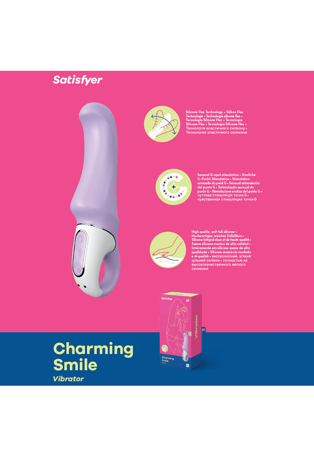 Satisfyer Vibes - Charming Smile - Lilac USB Rechargeable Vibrator