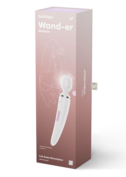 Satisfyer Wand-er Woman - White USB Rechargeable Massager Wand