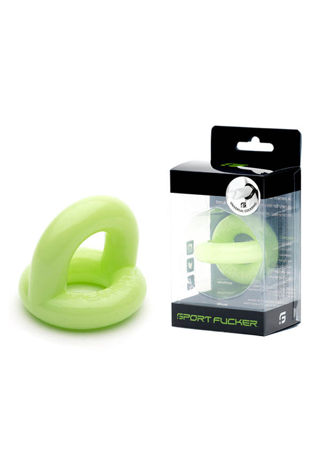 Sport Fucker Universal Cock Ring - Glow in Dark Cock & Balls Ring