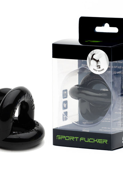Sport Fucker Half Guard - Black Cock Ring